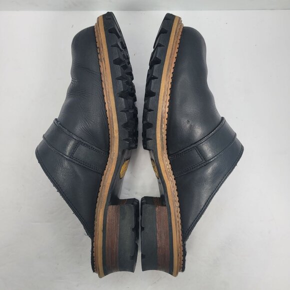 Georgia Boot Men's Black Leather Clogs With Buckle Strap G0150 US Size 12M - Picture 6 of 8